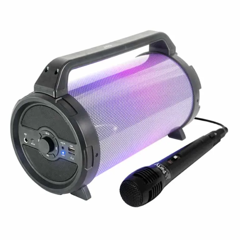 Party Tubeled 5″ Portable speaker (RGB LED/USB/BT/MIC)