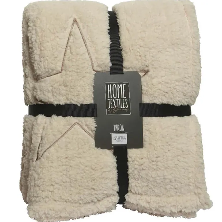 Plaid met ster (2 ass.)