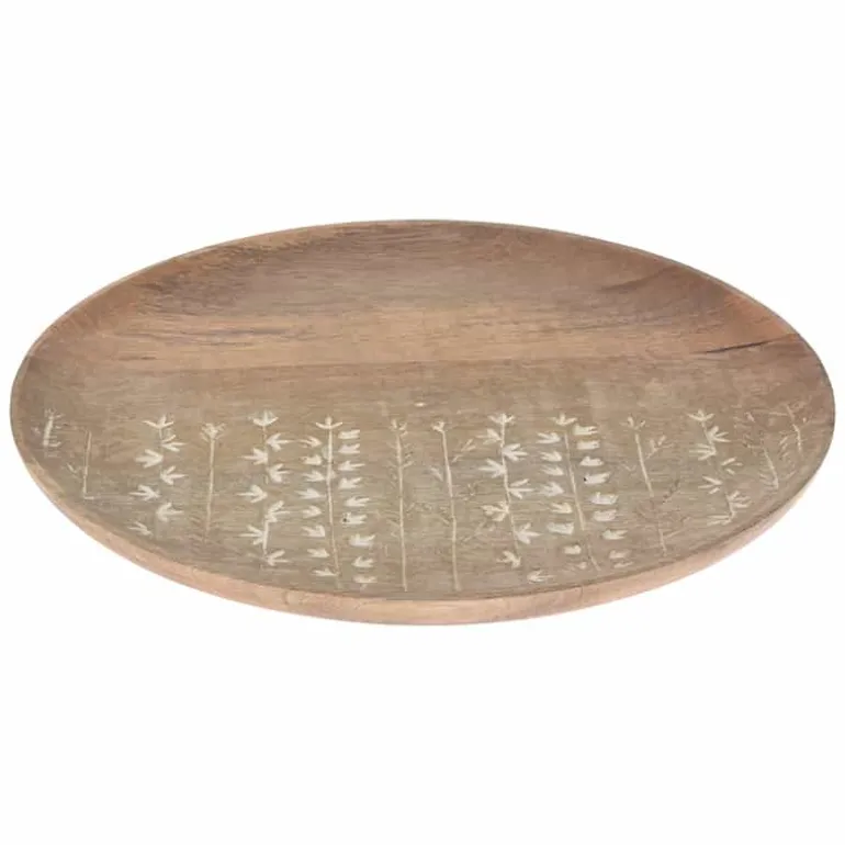 Plateau (ø30cm) in mangohout