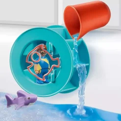 Playmobil 1.2.3 Aqua: Waterwervelrad met babyhaai (70636)