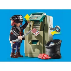 Playmobil City Action: Politiemotor – Achtervolging van de geldrover