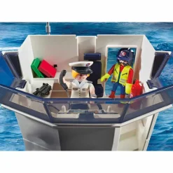 Playmobil Containerschip met douaneboot