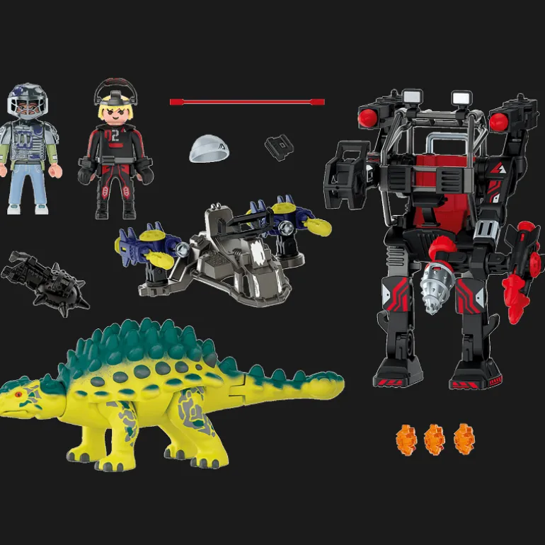 Playmobil® Dino Rise: Saichania: verdediging van de vechtersbazen (70626)