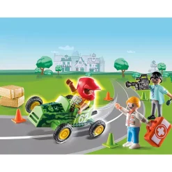 Playmobil® Duck on Call: Ambulance actie. Help de racer! (70919)