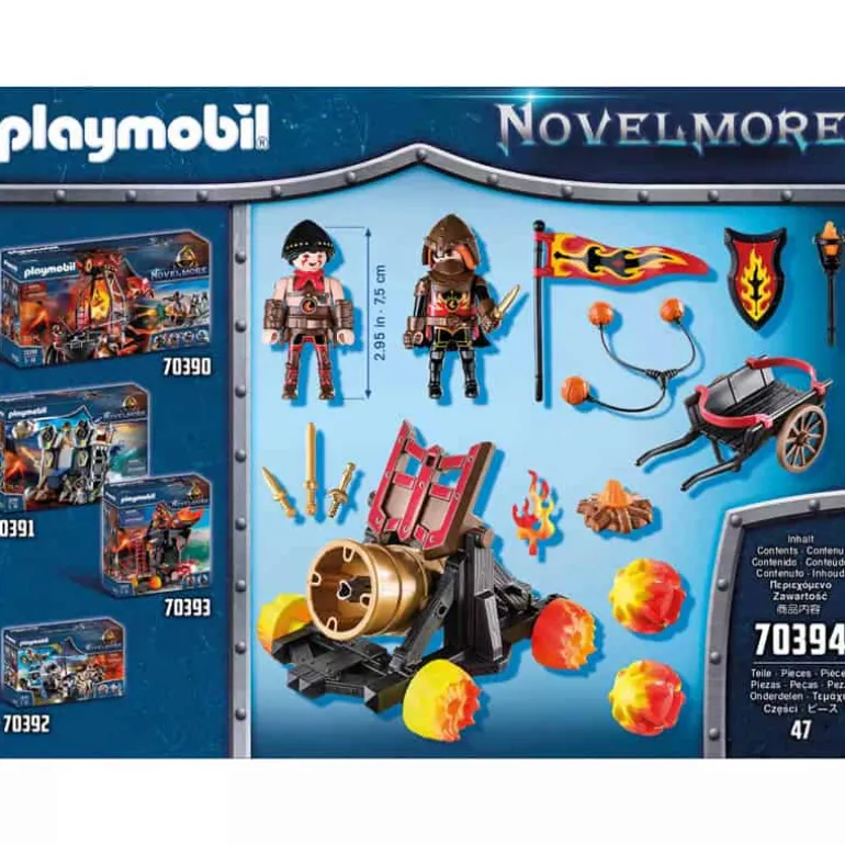 Playmobil Novelmore Burnham Raiders lavabombardement (70394)