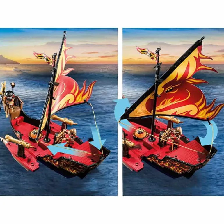 Playmobil Novelmore Burnham Raiders vuurschip (70641)