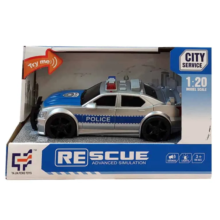 Politiewagen (1:20) met licht en geluid