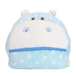 Poncho met kap Hippo – blauw