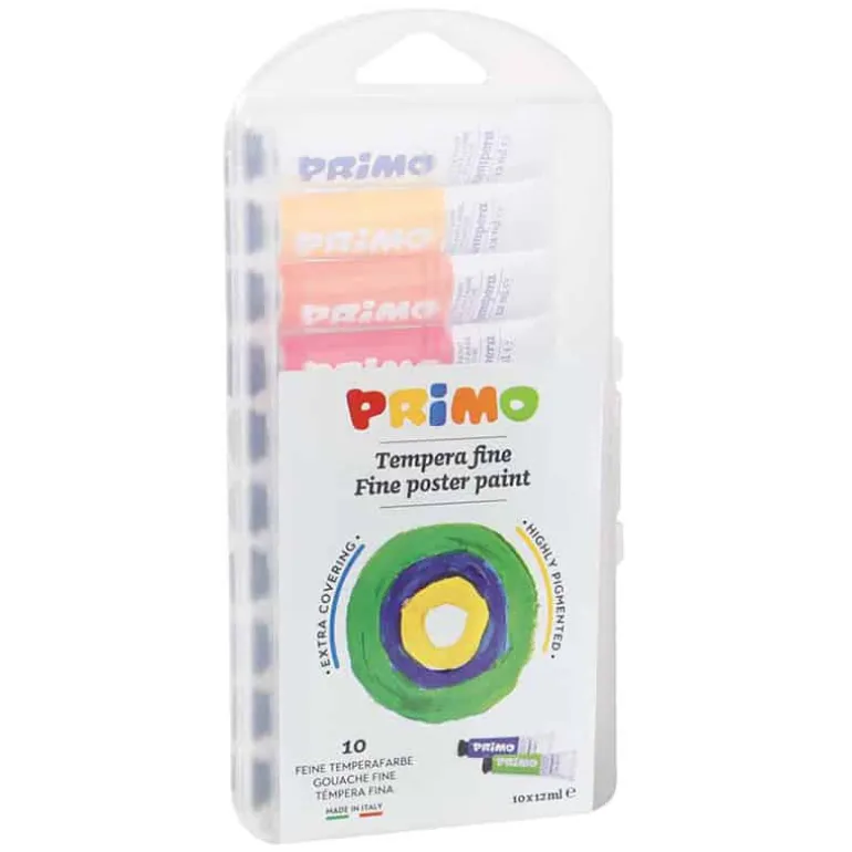 Primo poster paint (10x12ml) metalen tubes