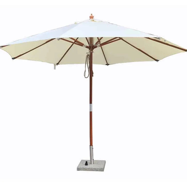 Quax Houtmast parasol (ø3m) met katrol