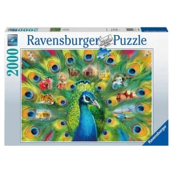 Ravensburger Puzzel (2000 stuks) Land van de pauw