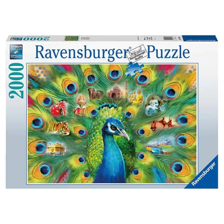 Ravensburger Puzzel (2000 stuks) Land van de pauw