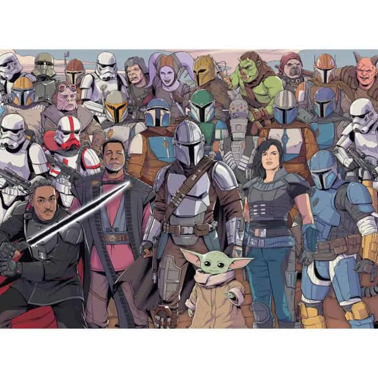 Ravensburger puzzel 1000st: Star Wars Mandalorian Challenge
