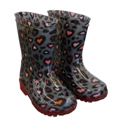 Regenlaarzen met LED roze (kinderen)