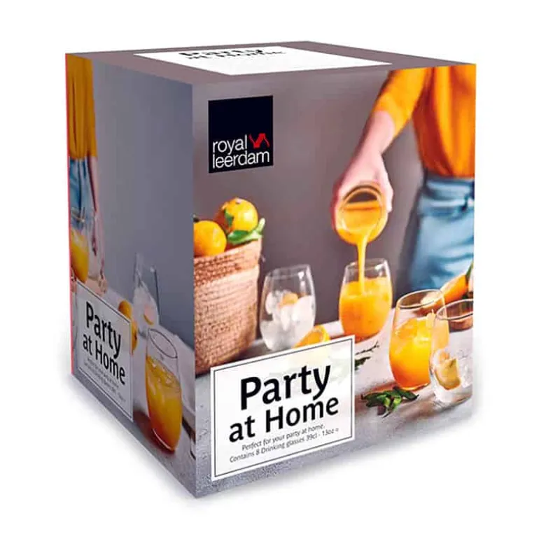 Royal Leerdam 8 drinkglazen