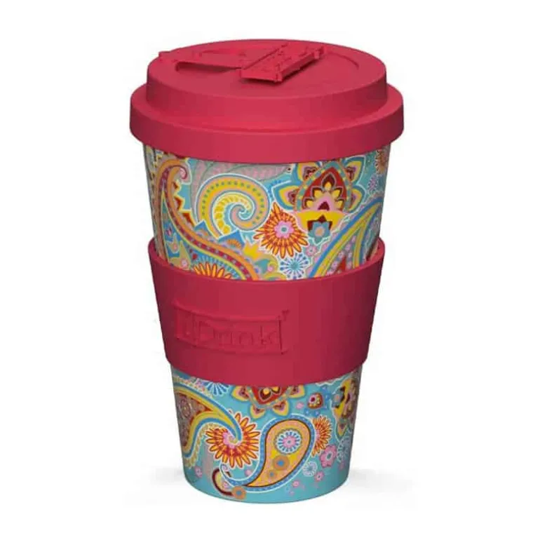 Rpet cup 435ml Paisley