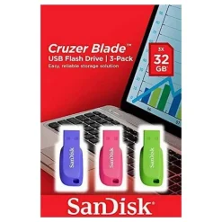Sandisk USB Cruzer Blade (32Gb) 3-pack