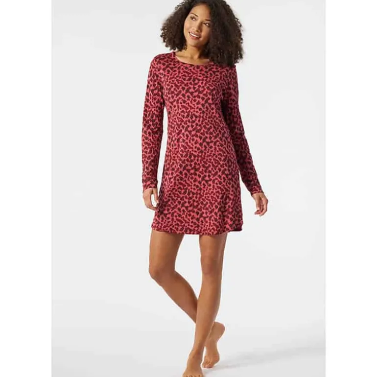 Schiesser Dames nachtkleed – felrood