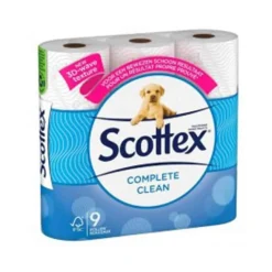 Scottex WC-papier wit (2 lagen) 9 rollen