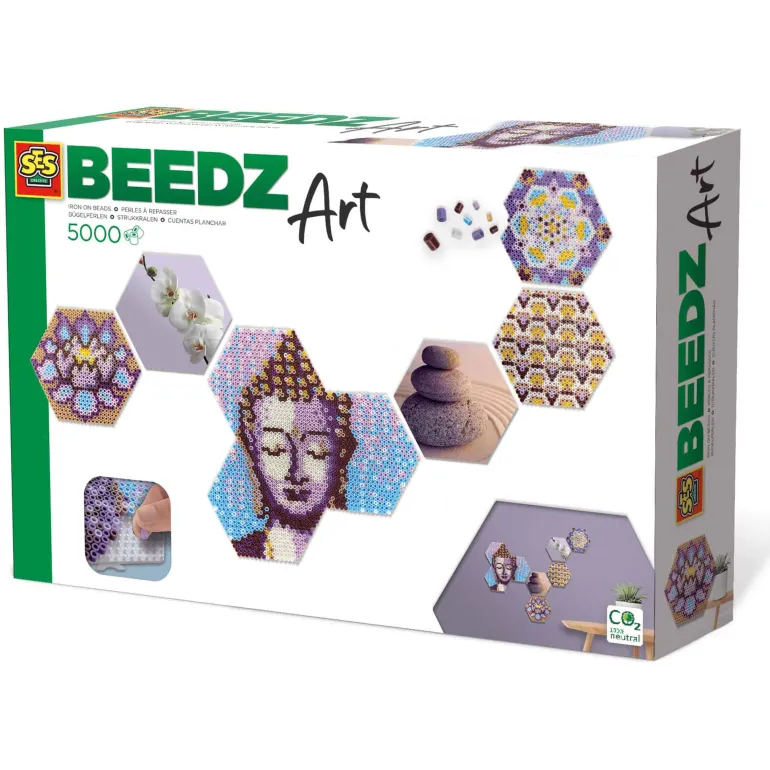 SES Beedz Art Hex Tiles Zen