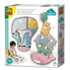 SES Houten dieren balans/stapelspel