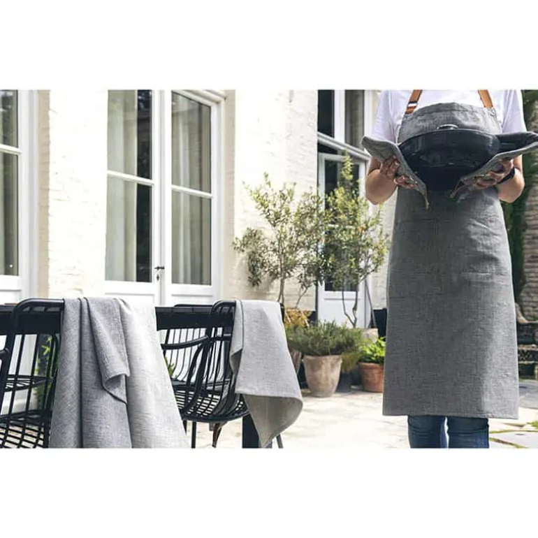 Short Evergrey licht grijs (75x85cm) buckle