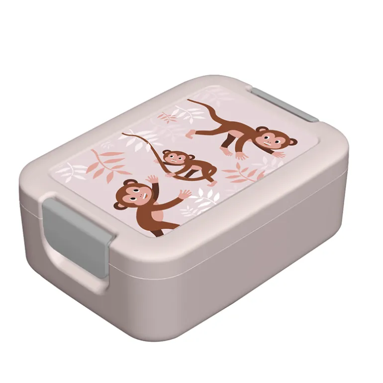 Sigma home lunchbox met bentobakje – aap roze