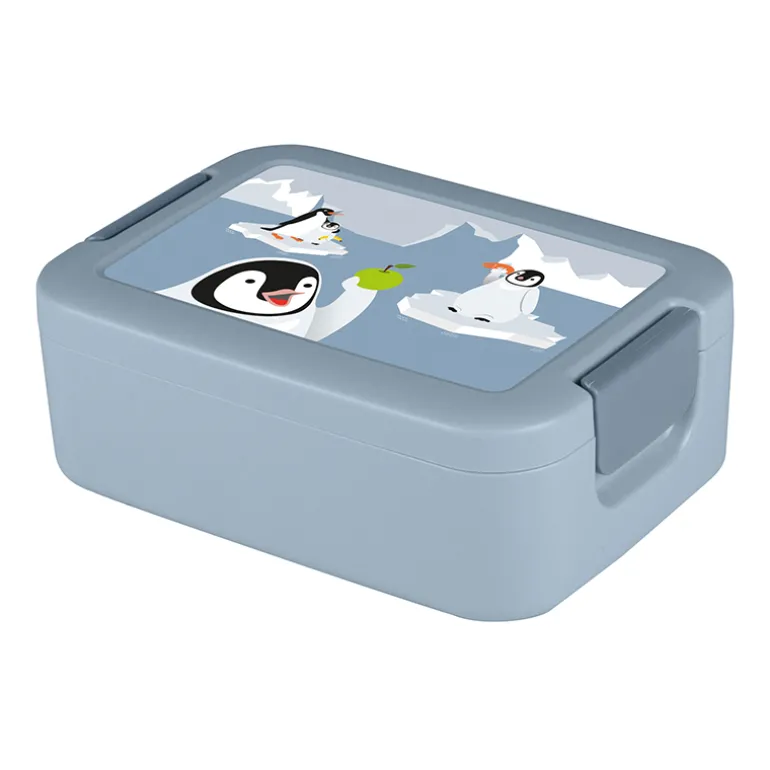 Sigma home lunchbox met bentobakje – pinguïn blauw