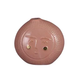 Single Flower vaas zon zalmkleur (7x12cm)