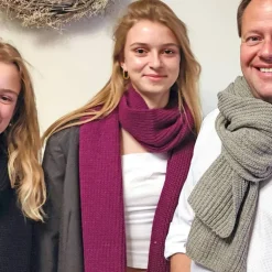 Sjaal Gebreid Cyclam