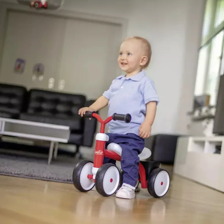 Smoby Loopfiets Rookie rood/wit