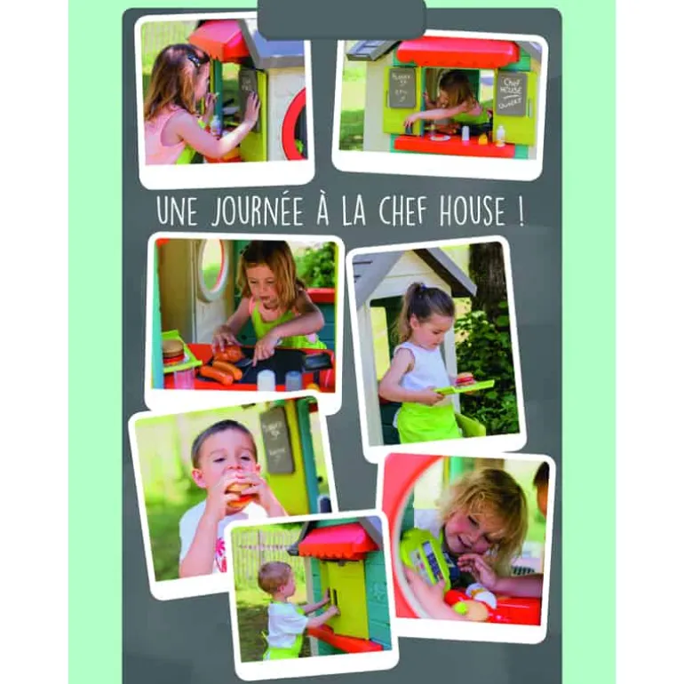 Smoby Speelhuis Chef (124x132xH136cm)