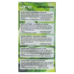 Speaker bluetooth spiegel met telefoonhouder