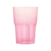 Techno glas frost roze