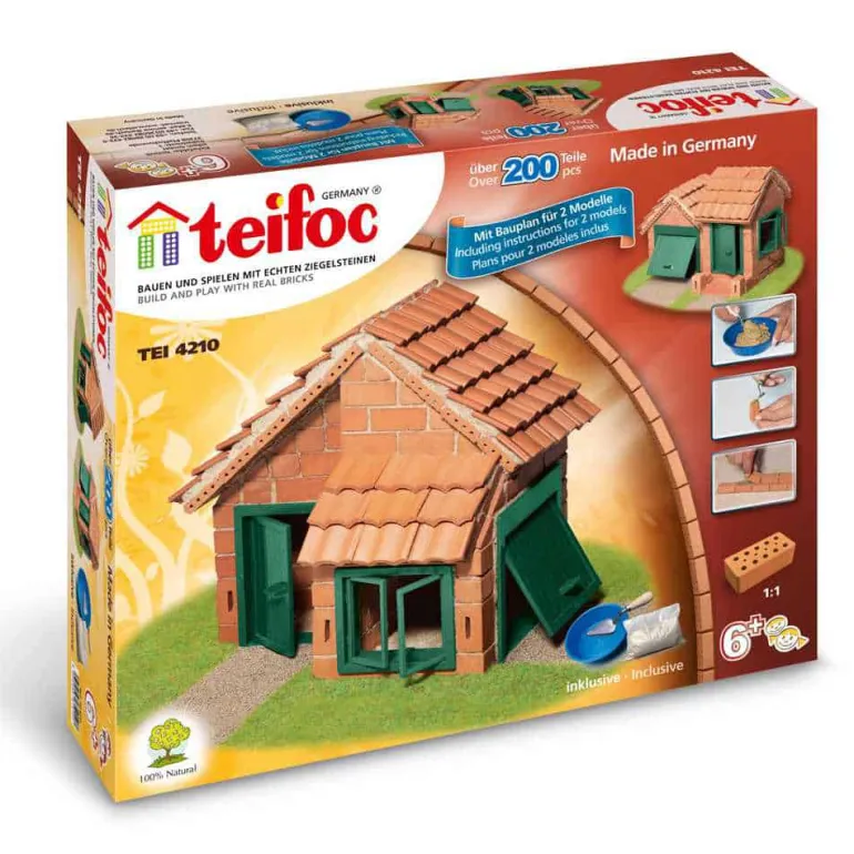 Teifoc Huis met tegeldak 200 stuks