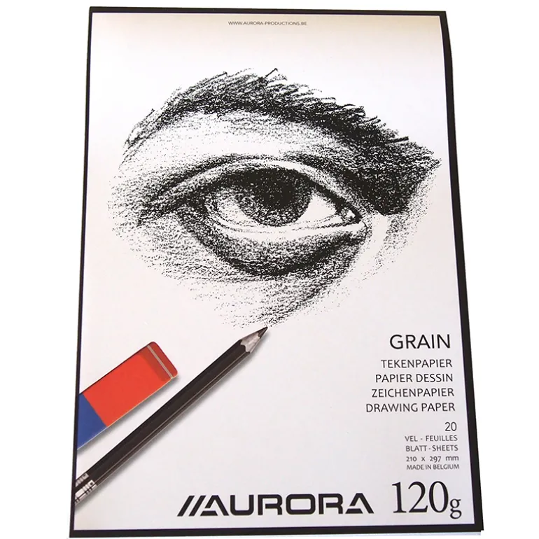 Tekenblok A4 (120 gr.) 20 blz.