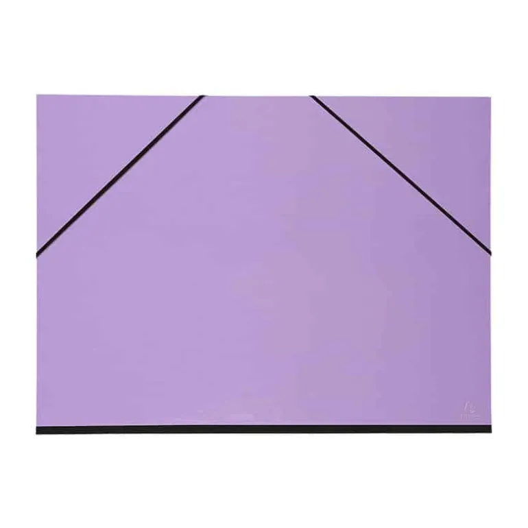 Tekenmap karton met elastiek (52x72cm) pastel