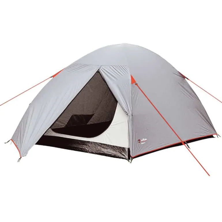 Tent Royan 2-3 in grijs/rood