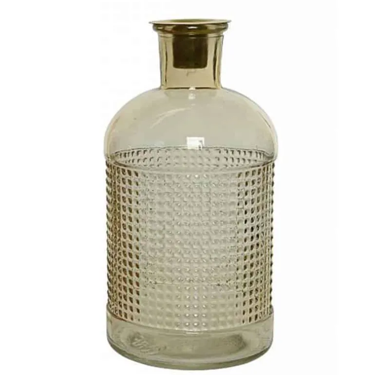 Theelichthouder (ø7xH8cm) glas