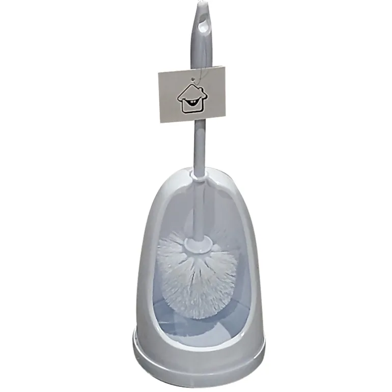 Toiletborstel met houder (37cm) wit – wit haar
