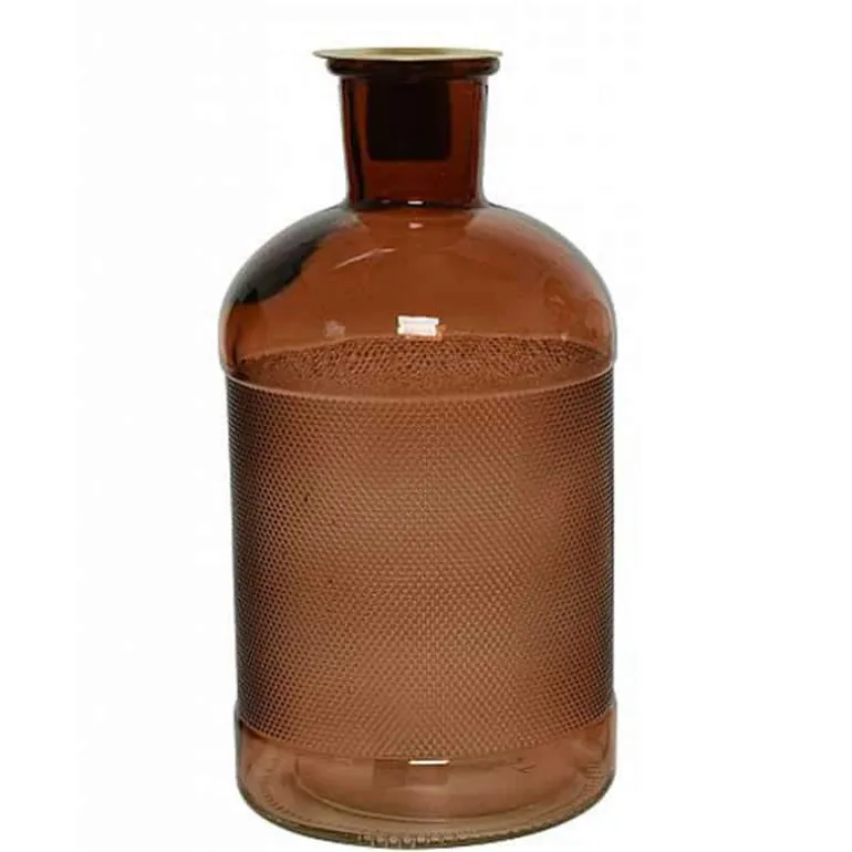 Vaas/kandelaar (ø11xH20cm) glas