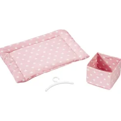 Verzorgingstafel met kussen, opbergdoos & kapstok