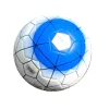 Voetbal (size 5) in PU wit/blauw