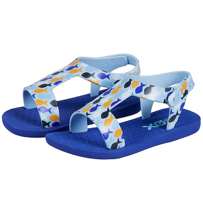 XQ Sandalen kinderen print vis
