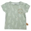 Zero 2 Three t-shirt korte mouwen (3-9m) giraf