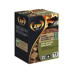 Zip aanmaakblokjes natural (72 stuks)