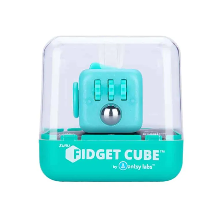Zuru Fidget Cube Glitter 8101J-D – Anti Stress Speelgoed, friemelkubus