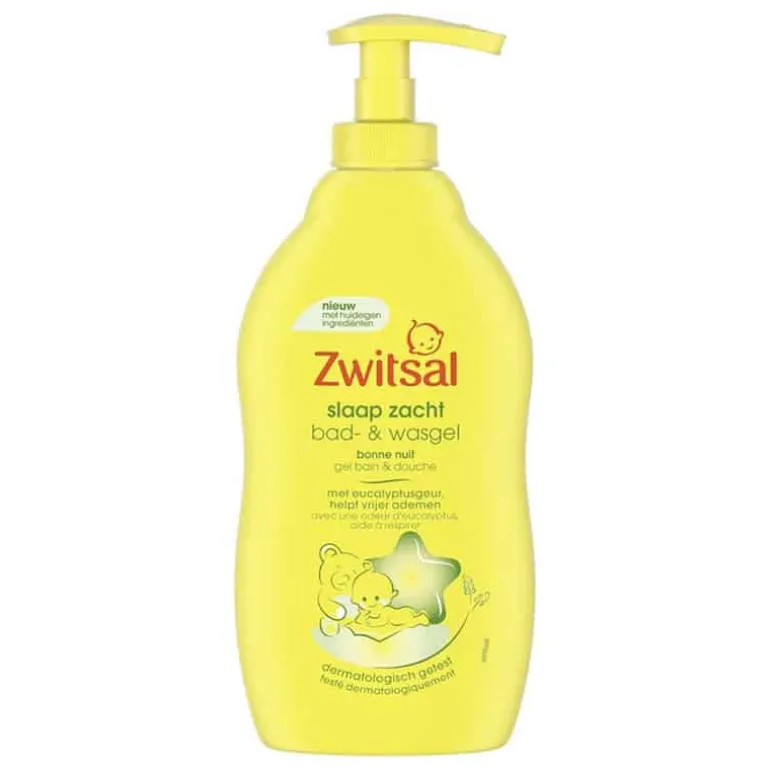 Zwitsal Bad wasgel eucalyptusgeur (400ml)